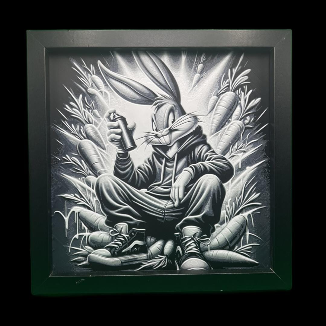 Urban Bugs Bunny 3D Printed Fan Art