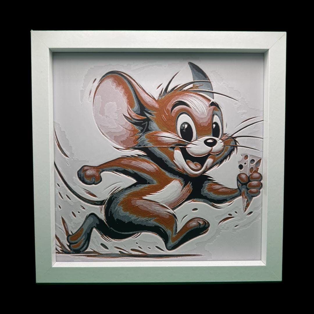 Jerry the mouse 3D Printed Fan Art