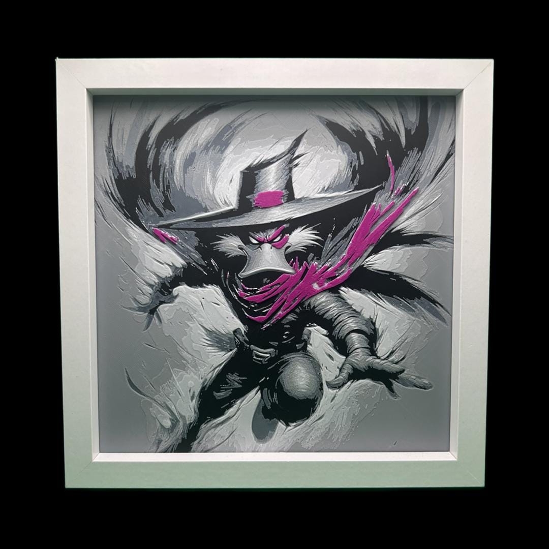 Darkwing Duck 3D Printed Fan Art