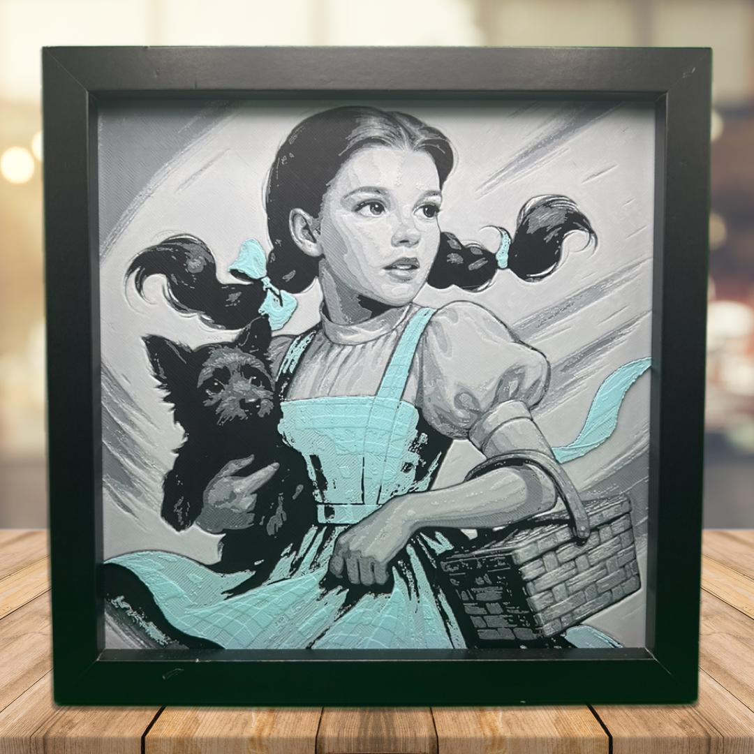 Dorothy - The wizard of Oz 3D Printed Fan Art