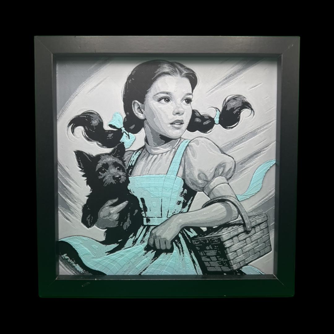 Dorothy - The wizard of Oz 3D Printed Fan Art