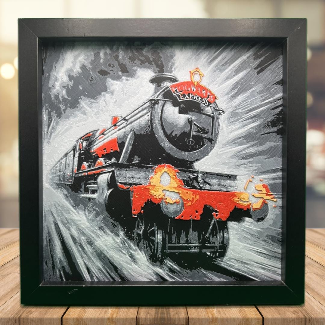 The Hogwarts Express - Harry Potter 3D Printed Fan Art