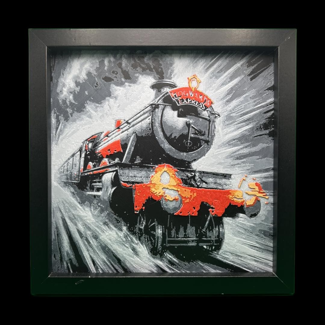The Hogwarts Express - Harry Potter 3D Printed Fan Art