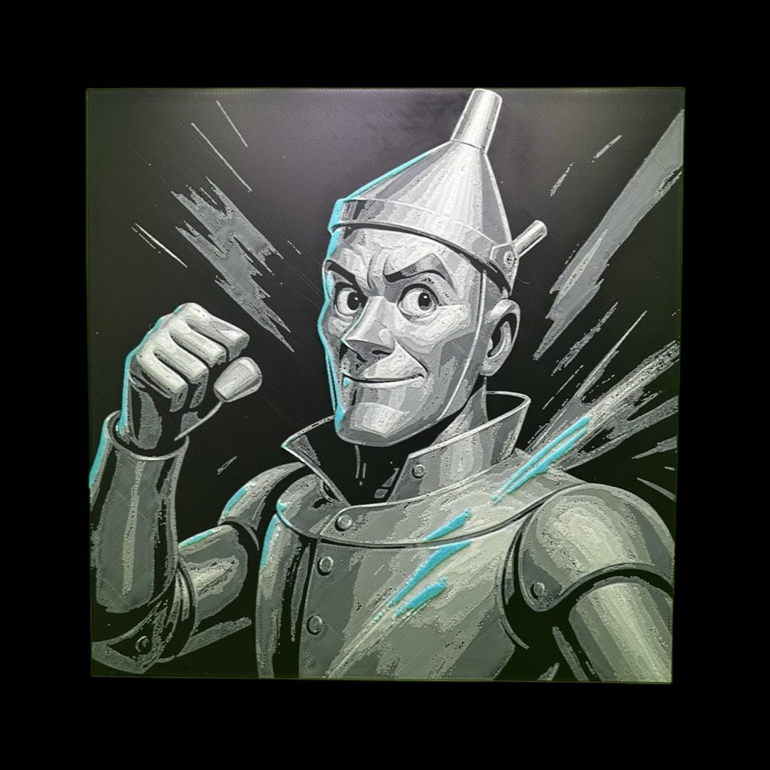 The Tin Man - The wizard of Oz 3D Printed Fan Art