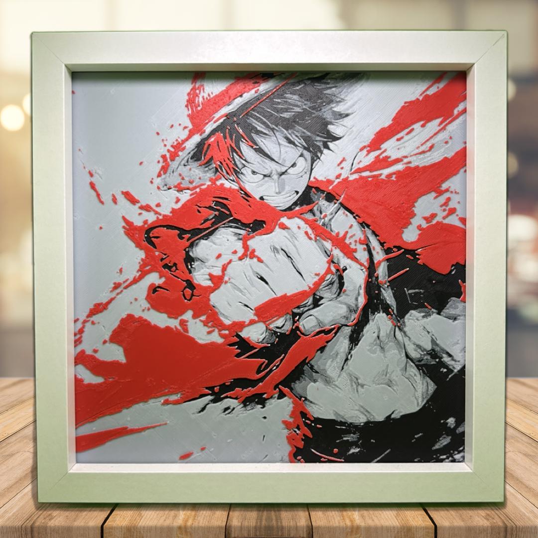 Monkey D. Luffy - One Piece 3D Printed Fan Art