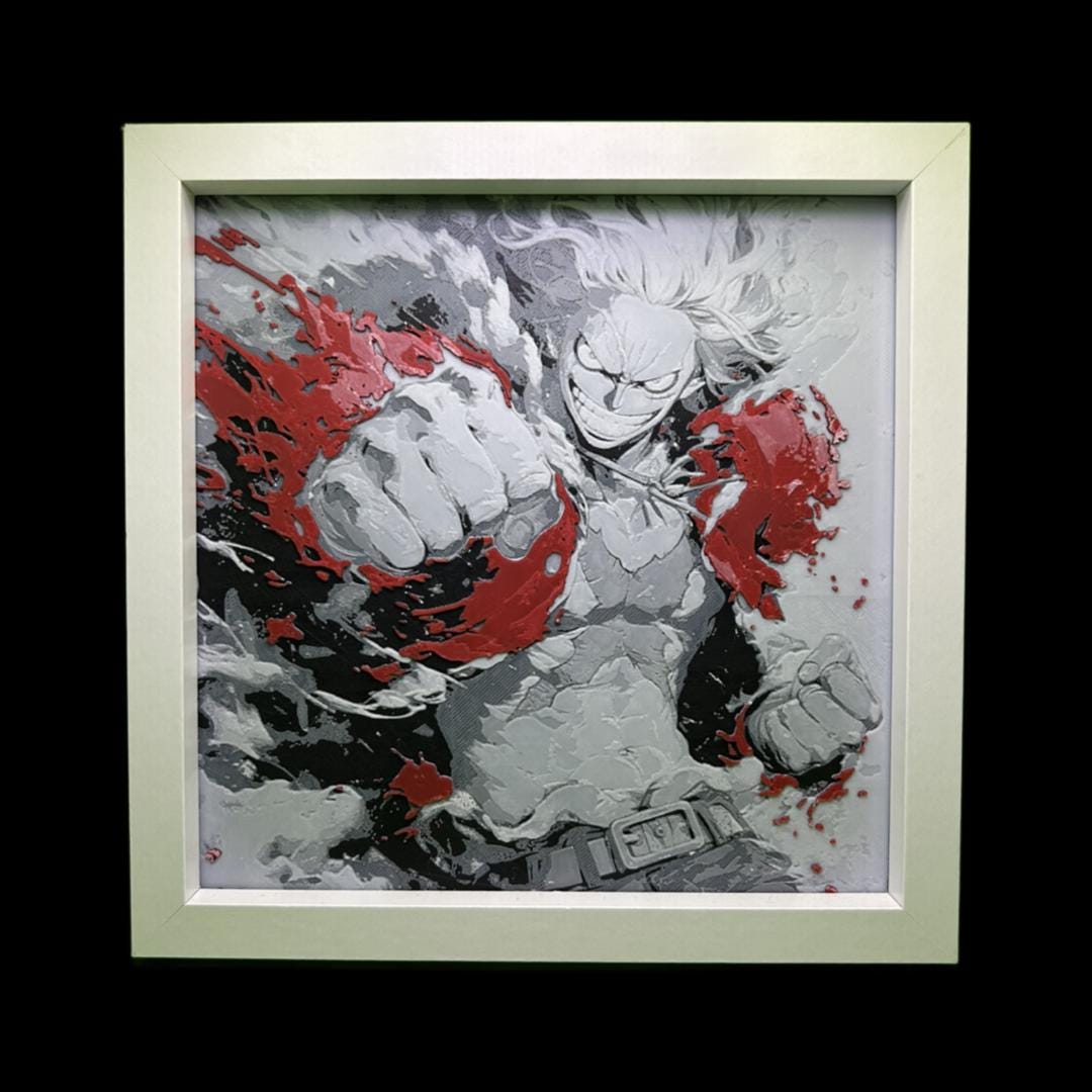 Luffy Gear 5 - One Piece 3D Printed Fan Art