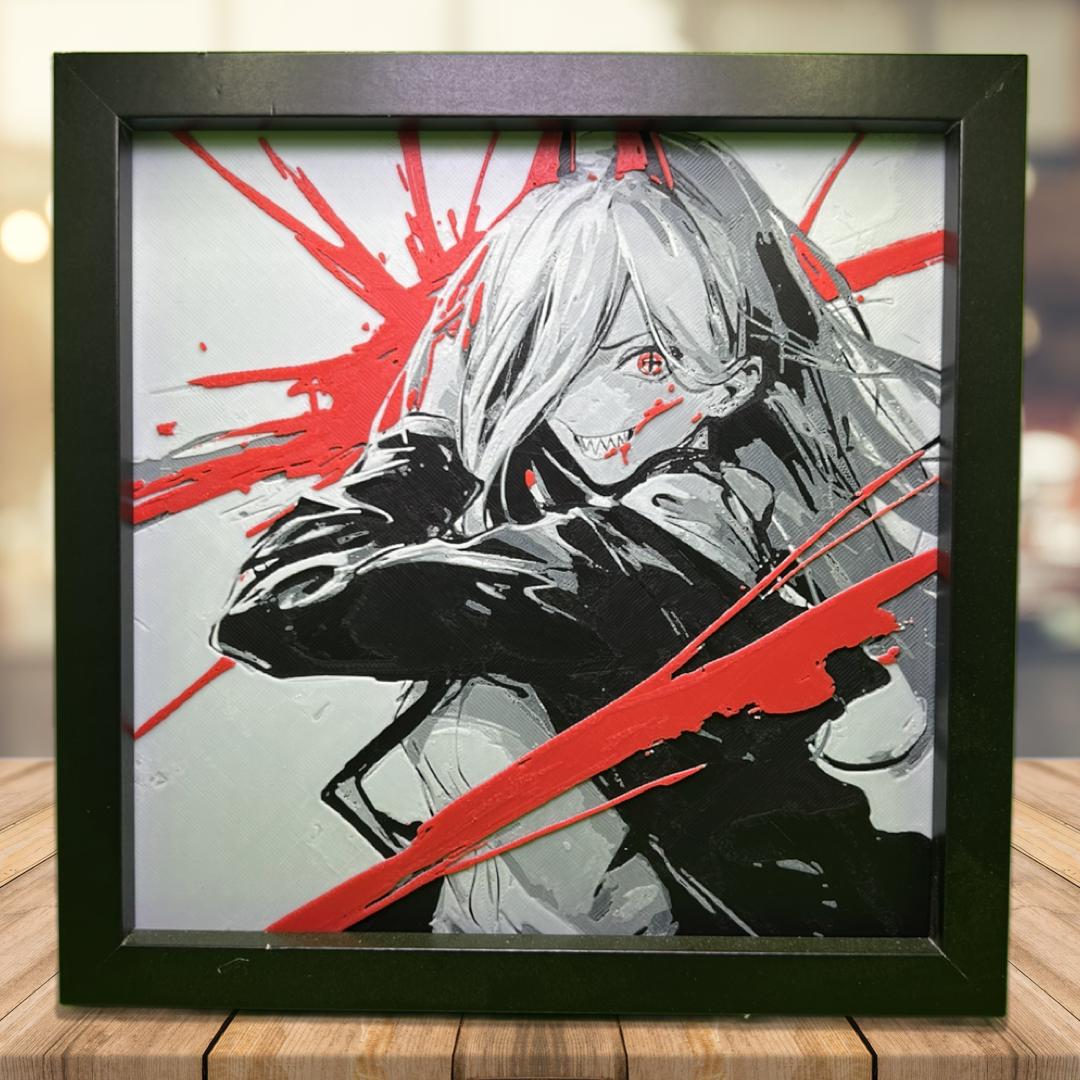 Power - Chainsaw Man 3D Printed Fan Art
