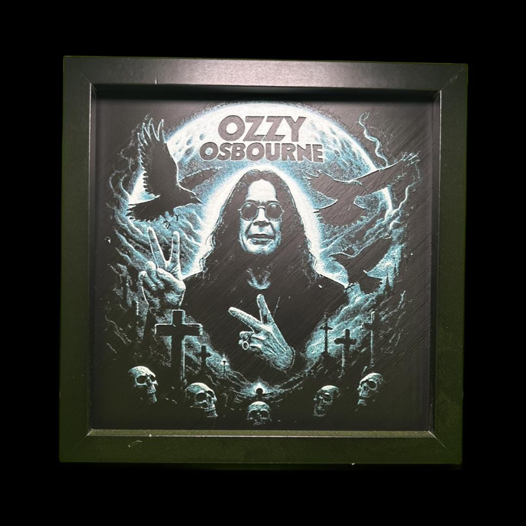 Ozzy Osbourne - Black Sabbath 3D Printed Fan Art