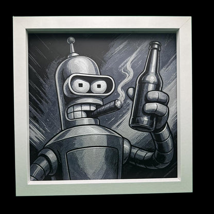 Bender - Futurama 3D Printed Fan Art