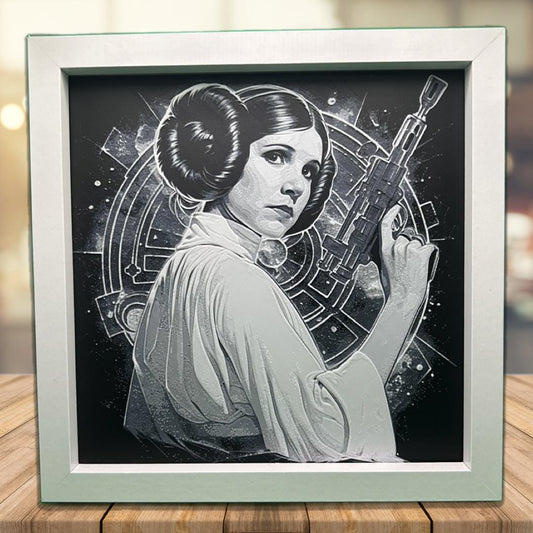 Princess Leia - Star Wars Printed Fan Art