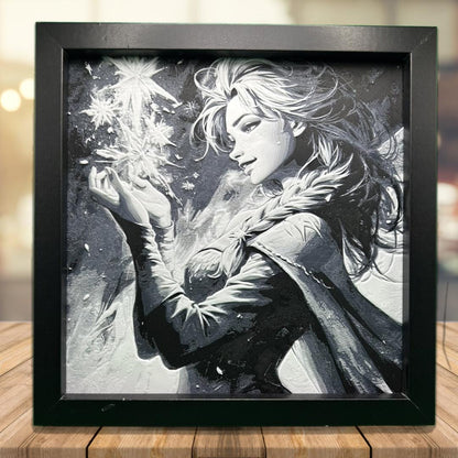 Elsa at Christmas 3D Printed Fan Art