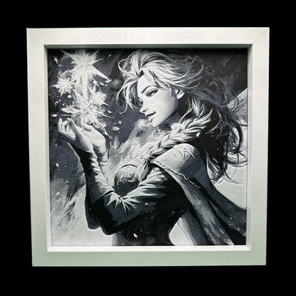 Elsa at Christmas 3D Printed Fan Art