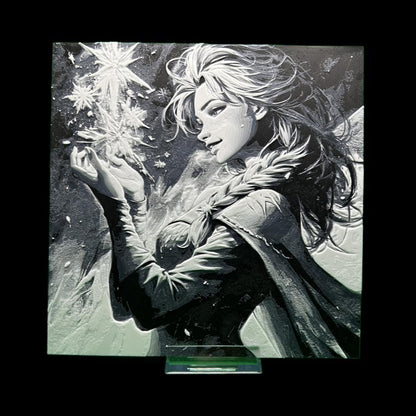 Elsa at Christmas 3D Printed Fan Art