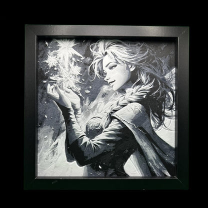 Elsa at Christmas 3D Printed Fan Art