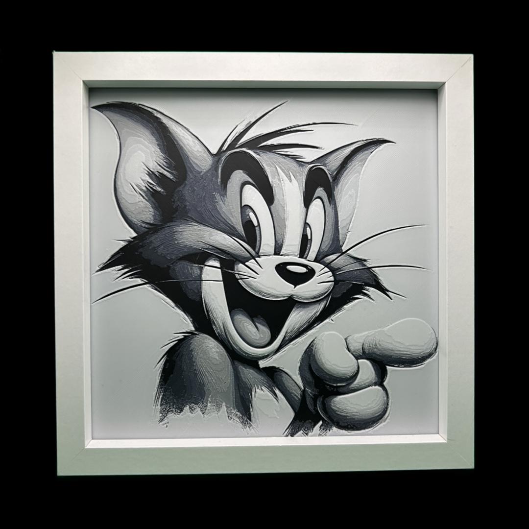 Tom the Cat 3D Printed Fan Art