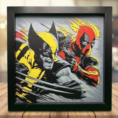 Deadpool and Wolverine V2 3D Printed Fan Art