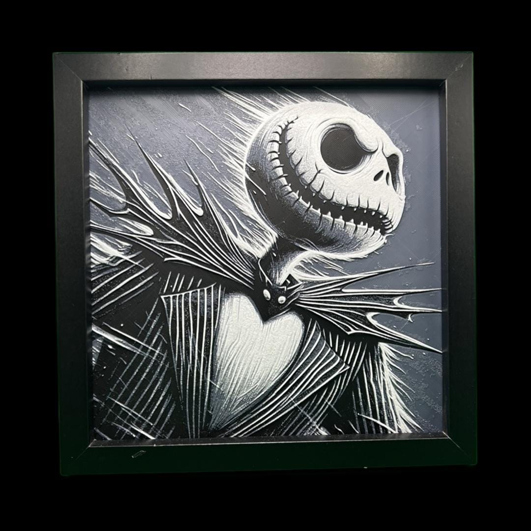 Jack Skellington 3D Printed Fan Art