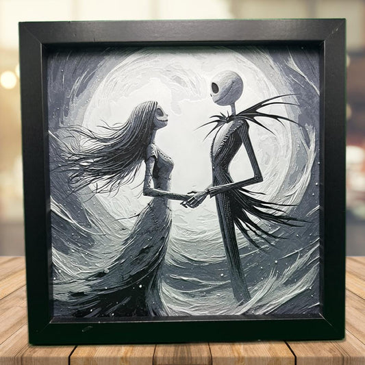 Jack and Sally Skellington 3D Printed Fan Art