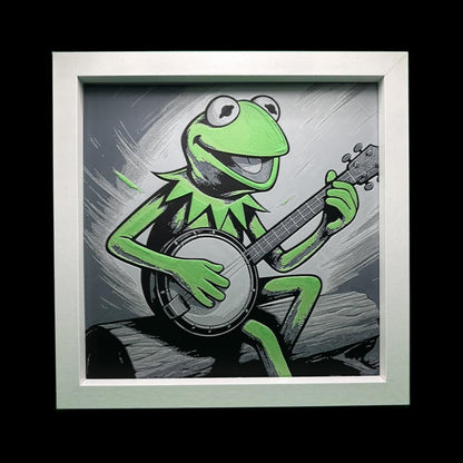 Kermit the Frog - The Muppets Printed Fan Art