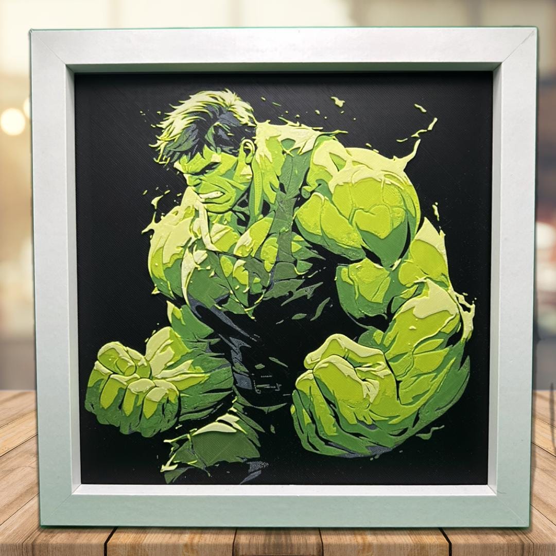 The Hulk - The Avengers 3D Printed Fan Art