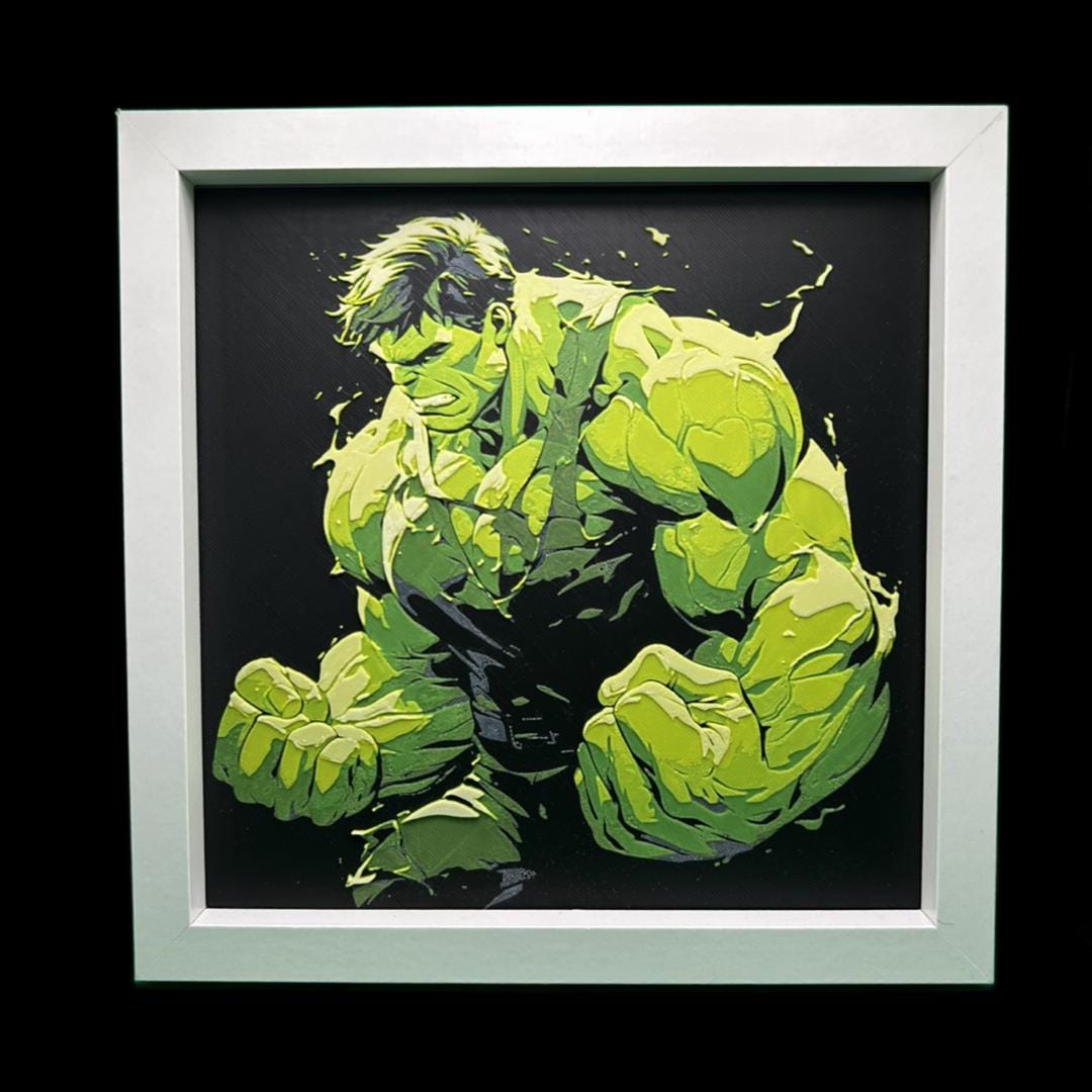 The Hulk - The Avengers 3D Printed Fan Art
