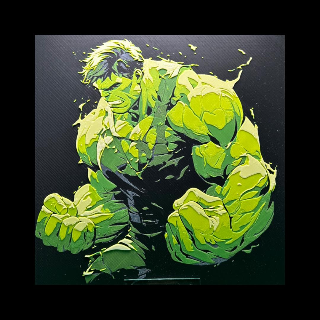 The Hulk - The Avengers 3D Printed Fan Art