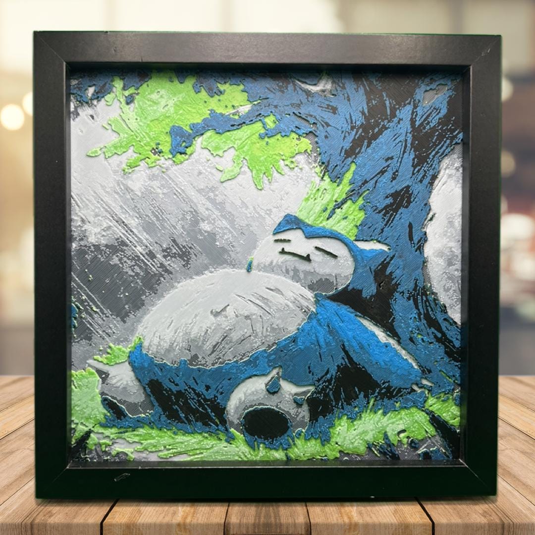 Snorlax - Pokémon 3D Printed Fan Art