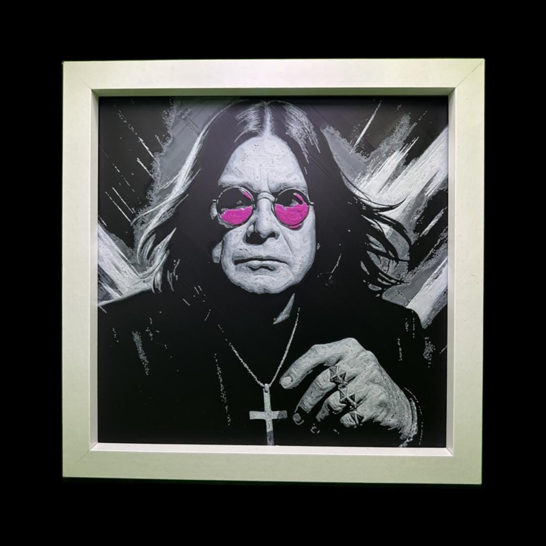 Ozzy Osbourne - Black Sabbath V2 3D Printed Fan Art