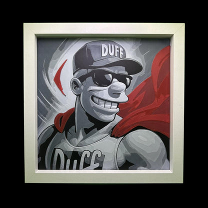 Duffman - The Sampsons 3D Printed Fan Art