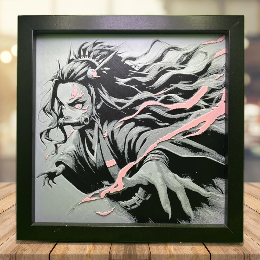 Nezuko Kamado 3D Printed Fan Art