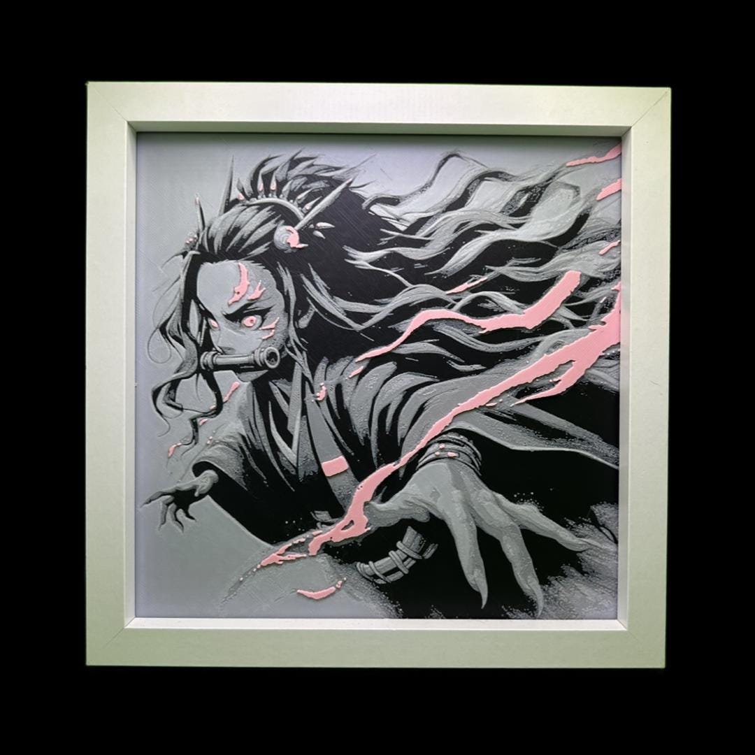 Nezuko Kamado 3D Printed Fan Art