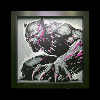 Black Panther - The Avengers 3D V2 Printed Fan Art