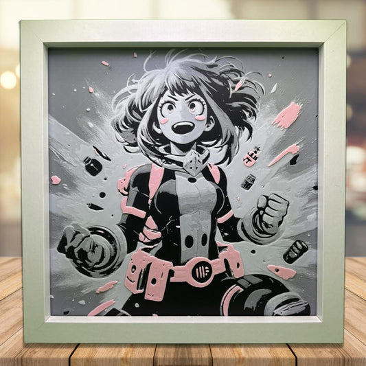Ochaco “Uravity Uraraka 3D Printed Fan Art