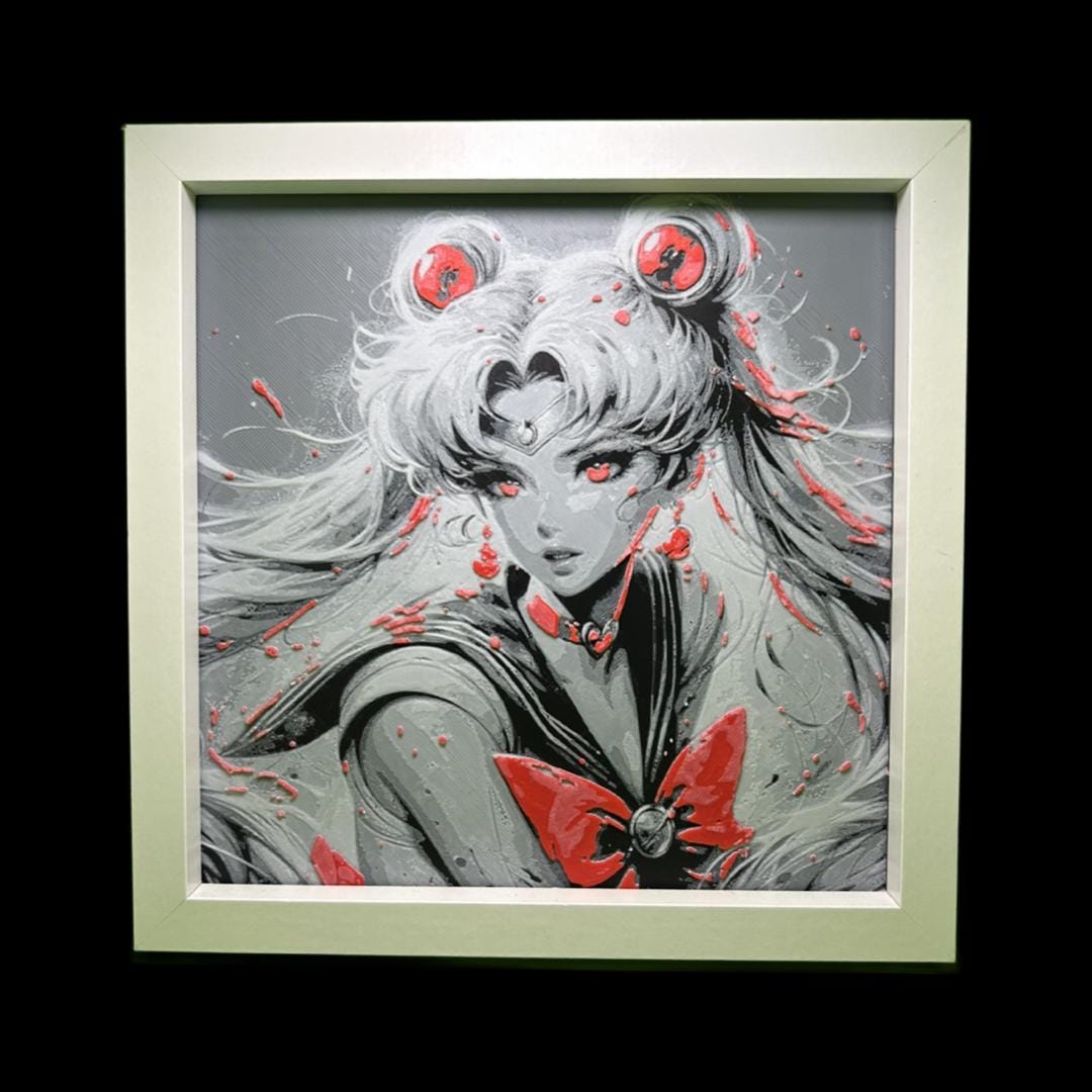 Sailor Moon 3D Printed Fan Art