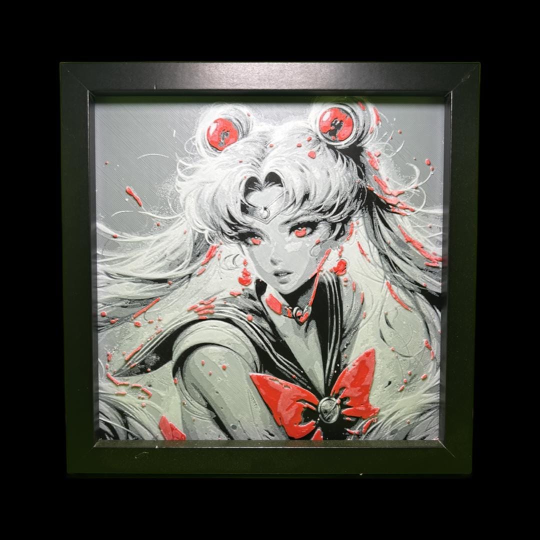 Sailor Moon 3D Printed Fan Art