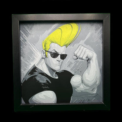 Johnny Bravo 3D Printed Fan Art