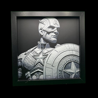 Captain America - The Avengers 3D Printed Fan Art