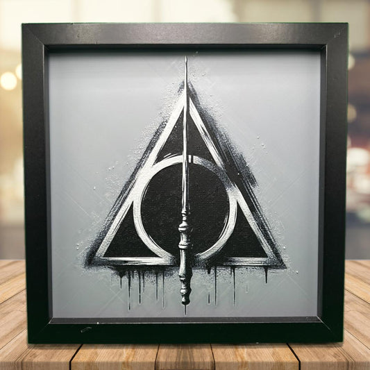 The Deathly Hallows - Harry Potter 3D Printed Fan Art