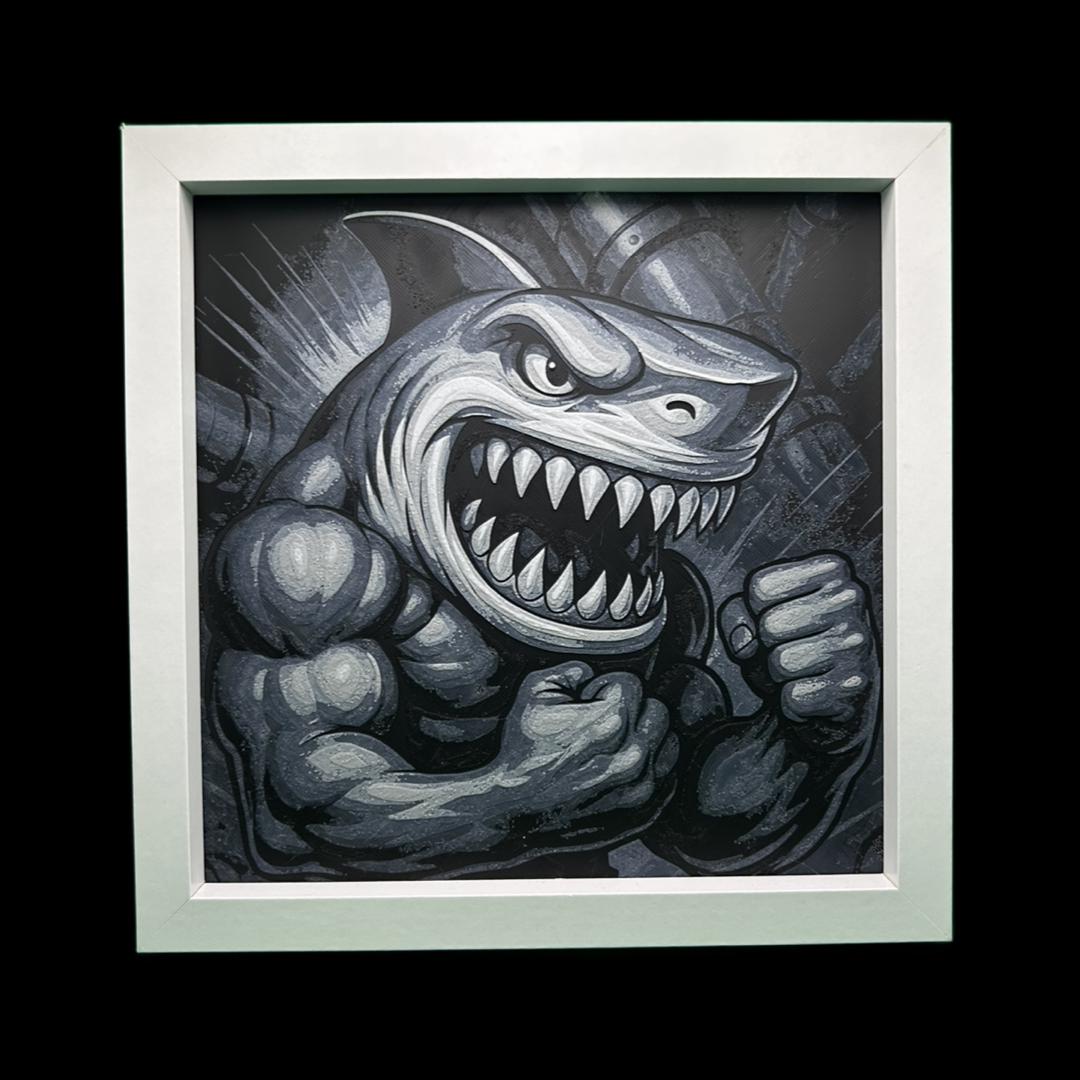 Street Sharks 3D Printed Fan Art
