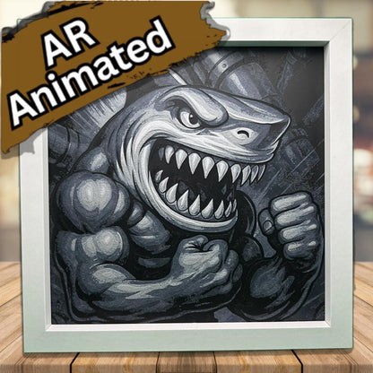 Street Sharks 3D Printed Fan Art