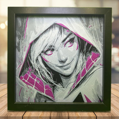 Gwen Stacy - Spider Gwen - Spider-Verse 3D Printed Fan Art