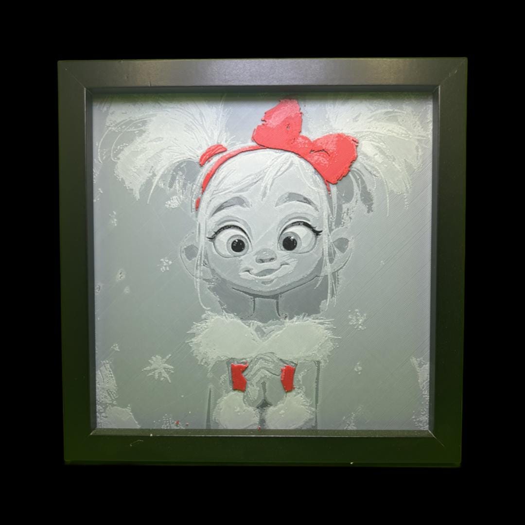 Cindy Lou Who - The Grinch 3D Printed Fan Art