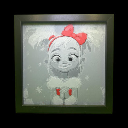 Cindy Lou Who - The Grinch 3D Printed Fan Art