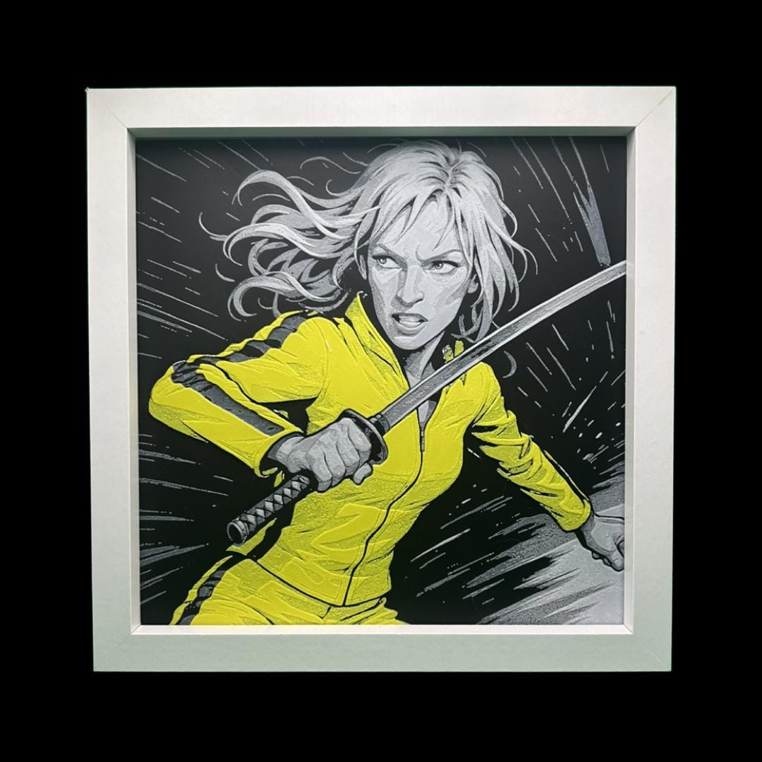 Beatrix Kiddo - Kill Bill 3D Printed Fan Art