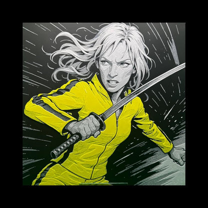 Beatrix Kiddo - Kill Bill 3D Printed Fan Art