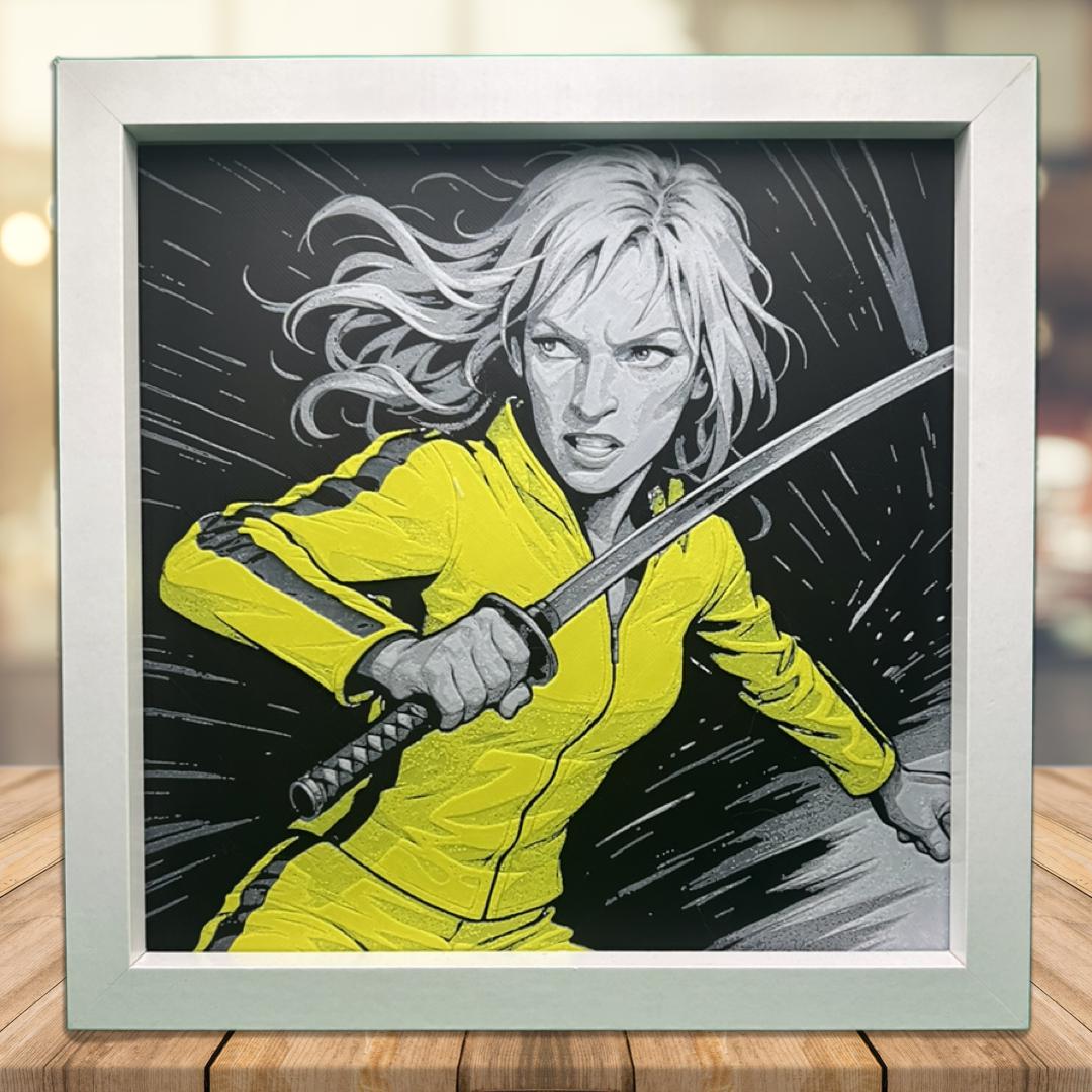 Beatrix Kiddo - Kill Bill 3D Printed Fan Art