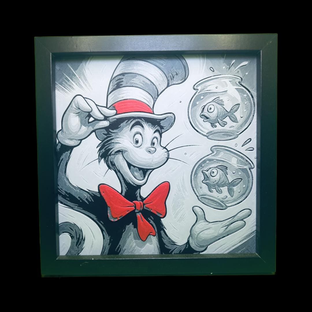 The Cat in the Hat 3D Printed Fan Art