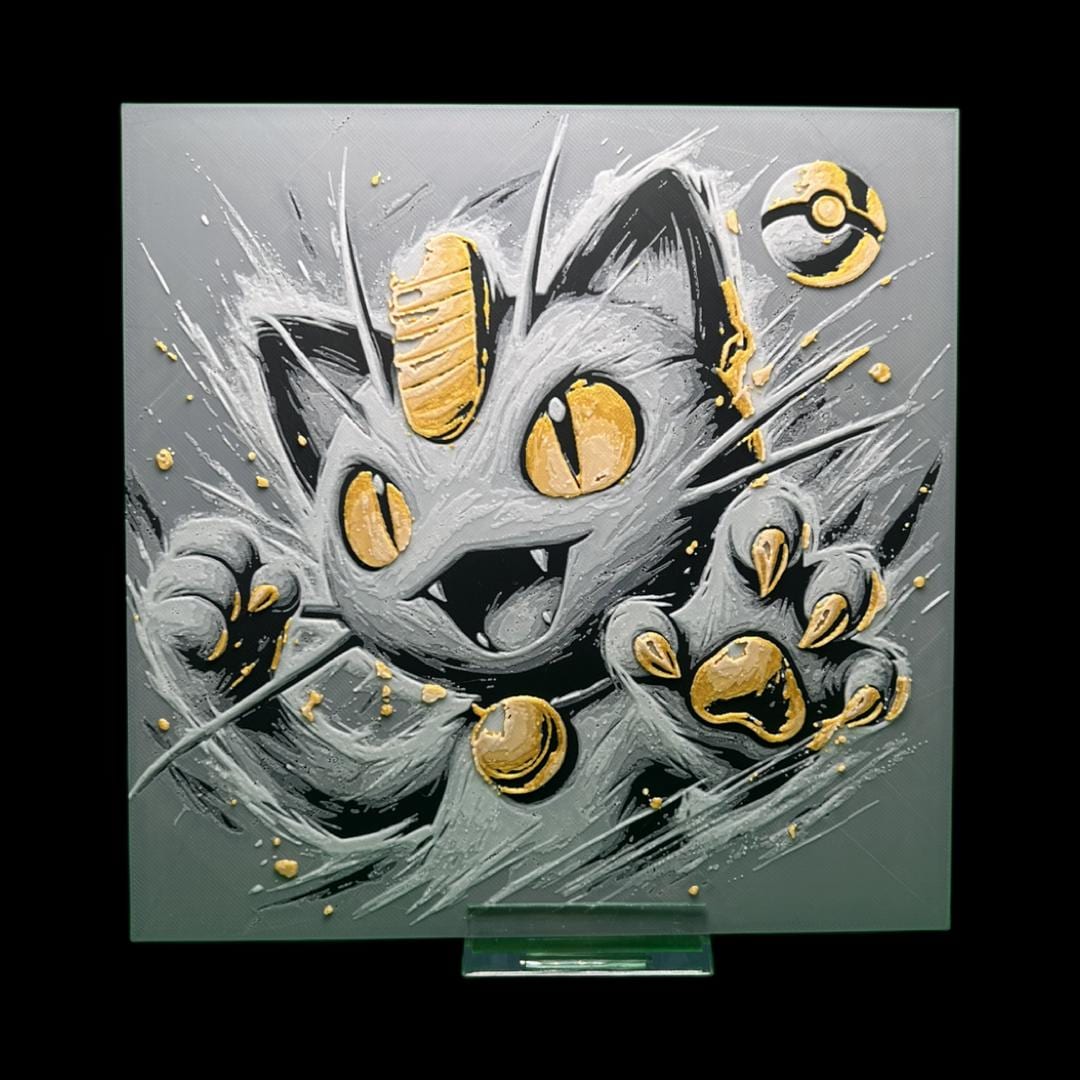 Meowth - Pokémon 3D Printed Fan Art