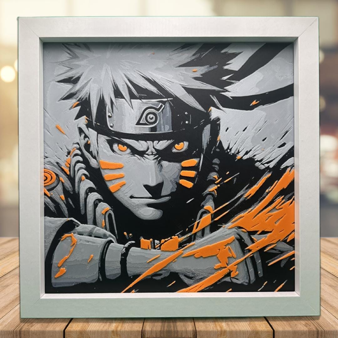 Naruto Uzumaki - Naruto 3D Printed Fan Art