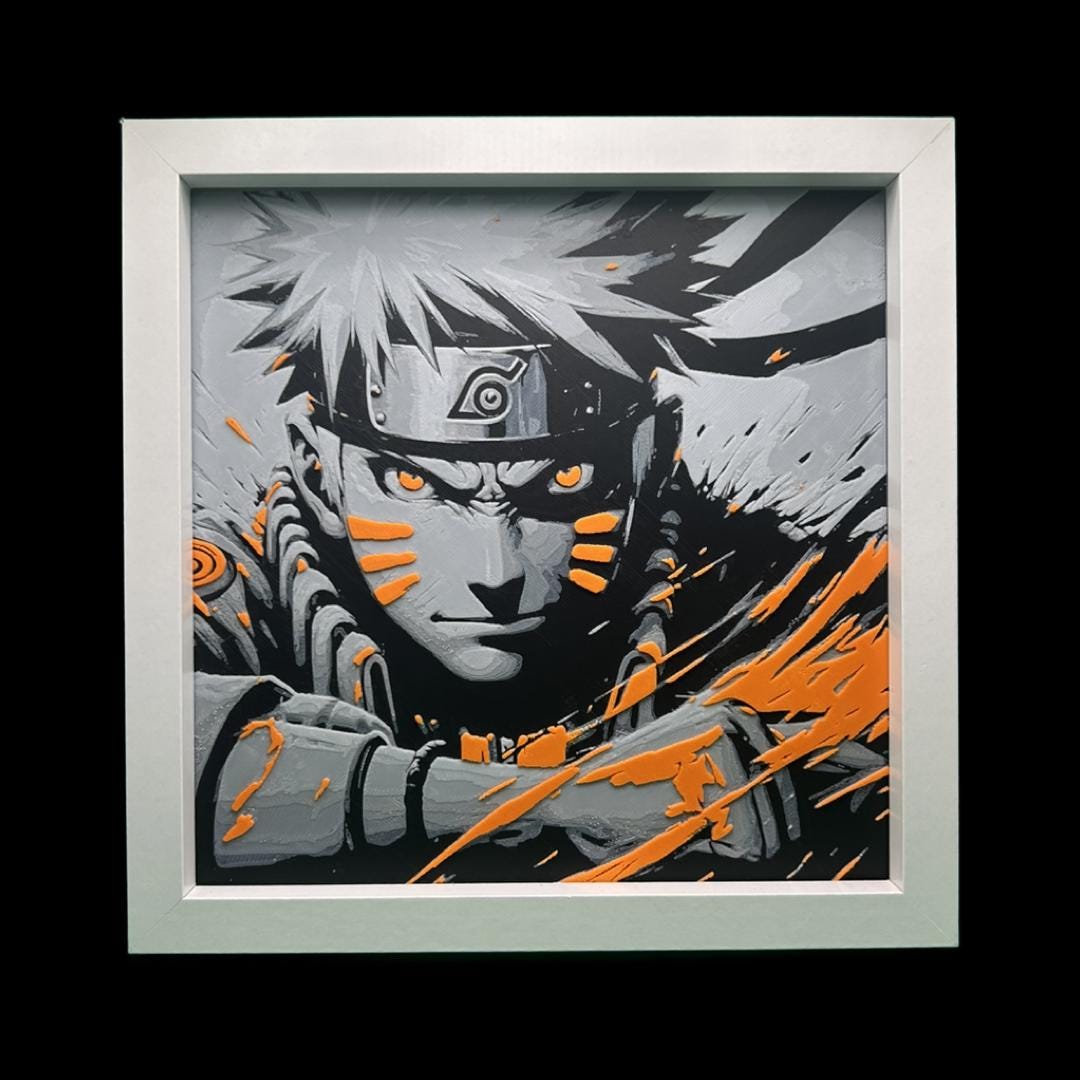 Naruto Uzumaki - Naruto 3D Printed Fan Art
